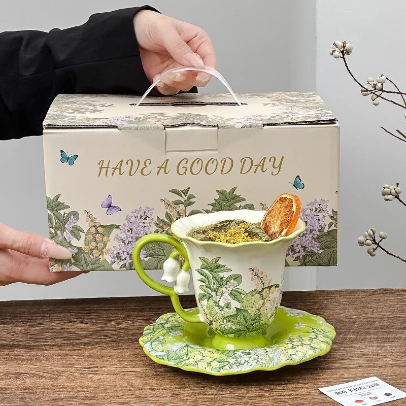 Tea Coffee Pot Set - Service à thé de l'après-midi aux