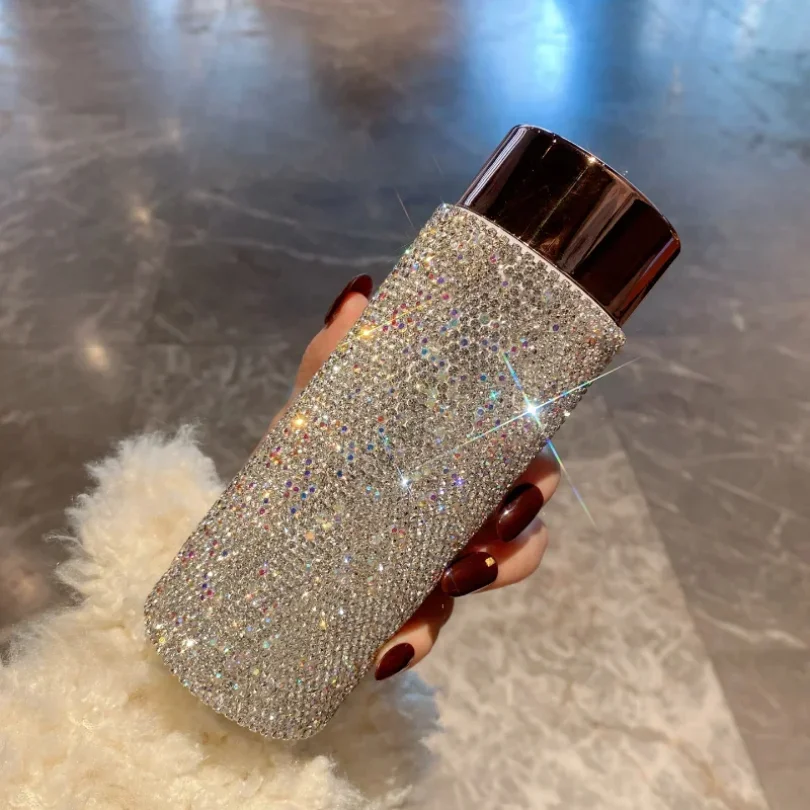 Coffee Tea Infuser - Tasse Thermos Portable Bling avec Infuseur