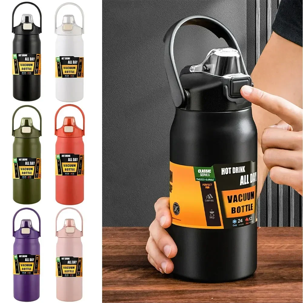 Cold Brew Jar - Thermos portable avec paille, tasse thermique
