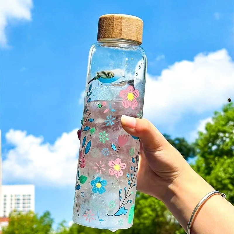 Cold Brew Jar - Bouteille d'eau sport en verre borosilicate