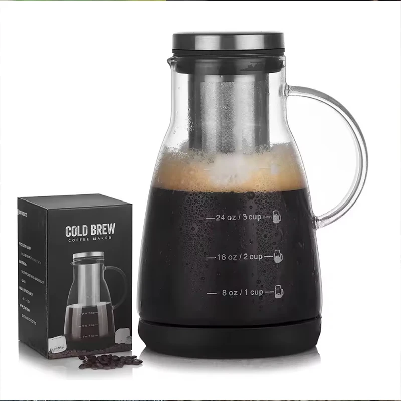 Coffee And Tea Filter - Carafe en verre de 960 ml