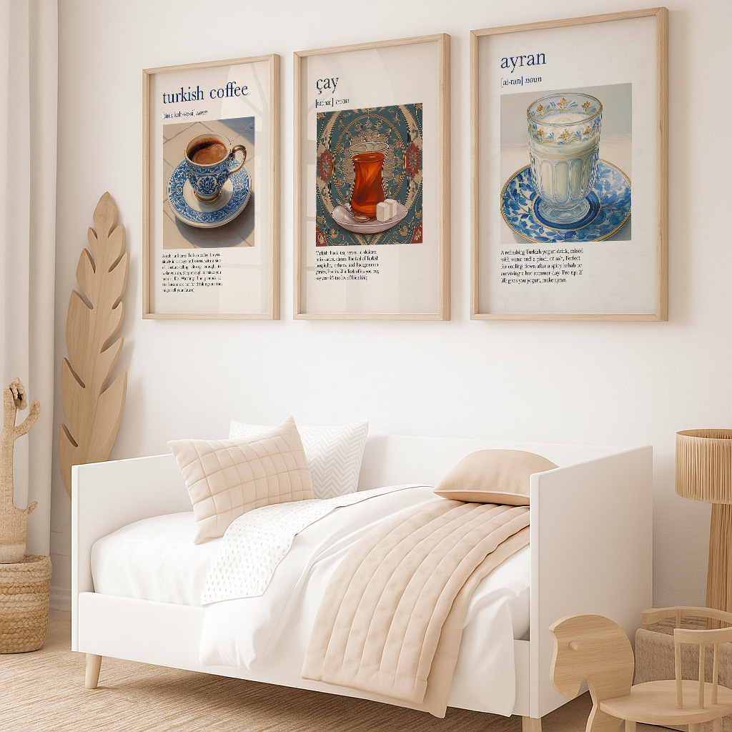 Affiche de cuisine traditionne - Coffee And Tea Lyrics avis et prix