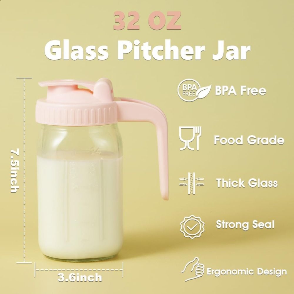 Verre en verre de 32 oz grande - Cold Brew Jar avis et prix