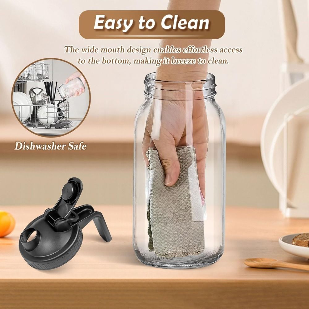 Verre en verre de 32 oz grande - Cold Brew Jar avis et prix