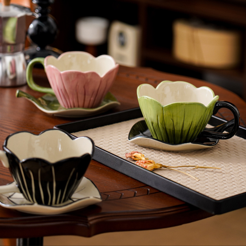 Ensemble de tasses à café irré - Coffee Leaves Tea avis et prix