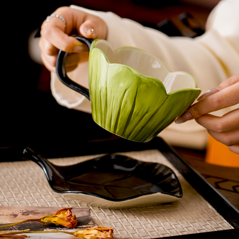 Ensemble de tasses à café irré - Coffee Leaves Tea avis et prix
