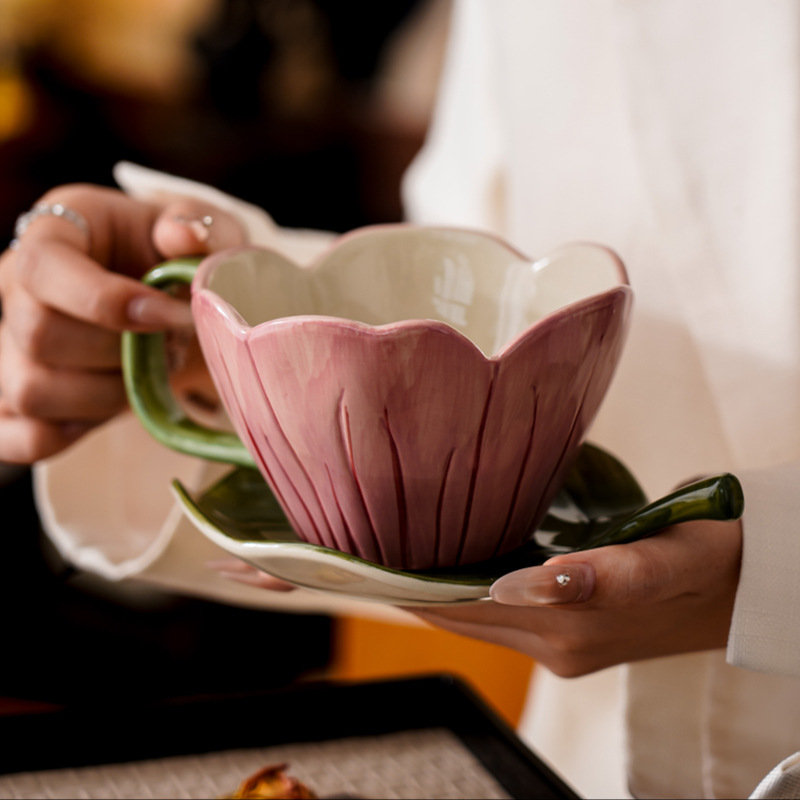 Ensemble de tasses à café irré - Coffee Leaves Tea avis et prix