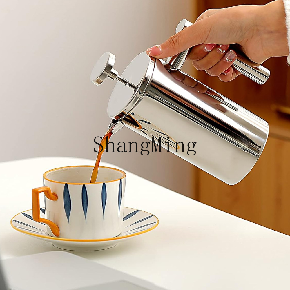 Cafetière à piston en acier in - Coffee And Tea Filter avis et prix