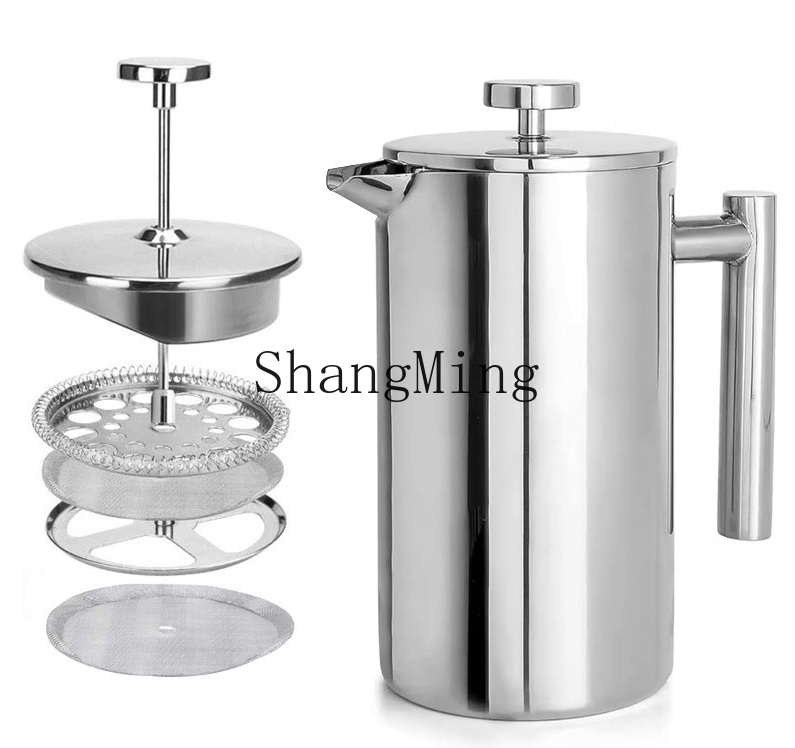 Cafetière à piston en acier in - Coffee And Tea Filter avis et prix