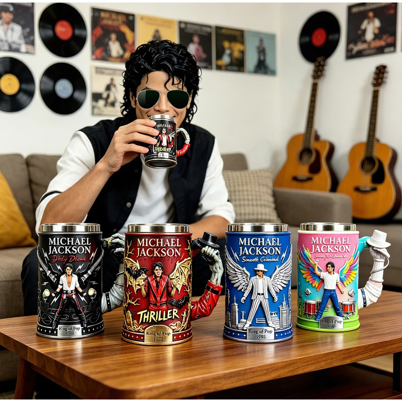 Tasse en résine 3D Michael Jac - Coffee Tea Mugs avis et prix