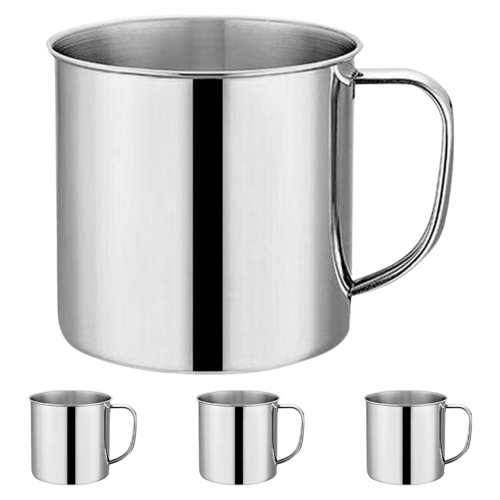 4 tasses en acier inoxydable p - Coffee Tea & Jane avis et prix