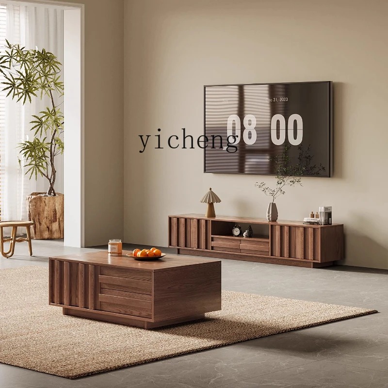 Meuble TV en bois massif GZ, a - Coffee & Tea Ken'S House avis et prix